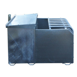 265 L selective feeder with single corral for lambs