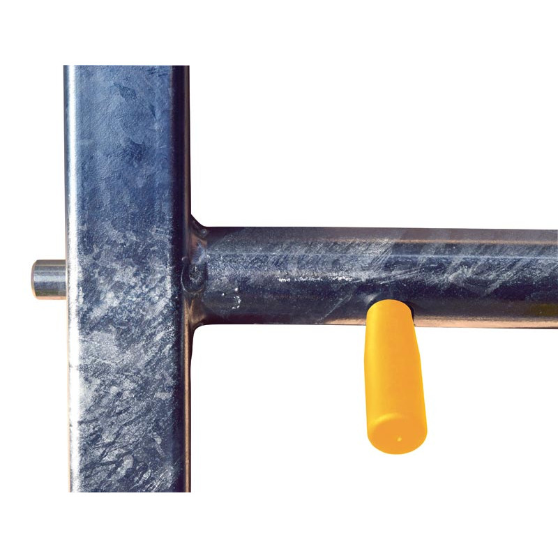 6-bar Ø48.3 mm front end panel with 2 EASYLOCK automatic latches