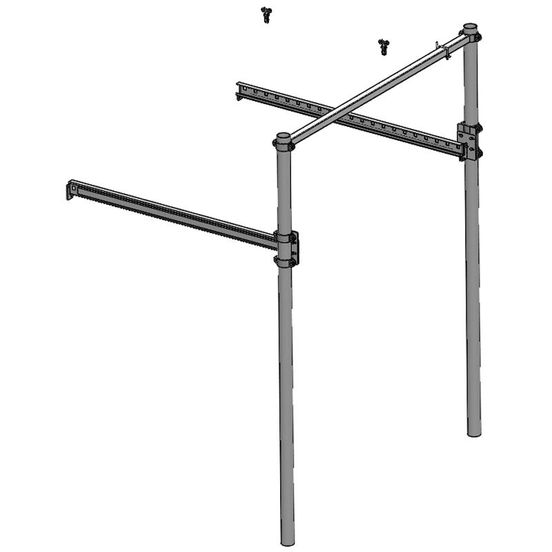 Extension module for motorised forcing race Extension module for motorised forcing race