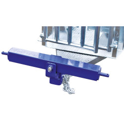 Hydraulic mobile cattle handling race