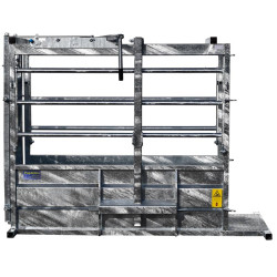 LFM crush - Handling - Adjustable sides - Sheeted side panels with opening top part LFM crush - Handling - Adjustable sides - Sheeted side panels with opening top part