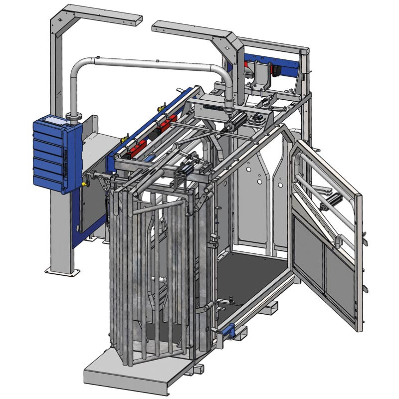 LVAP crush - 4 gates - Adjustable sides - Opening side panels with gates