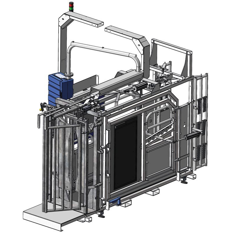 LVAPI crush - 3 gates - Adjustable sides - Opening side panels with gates