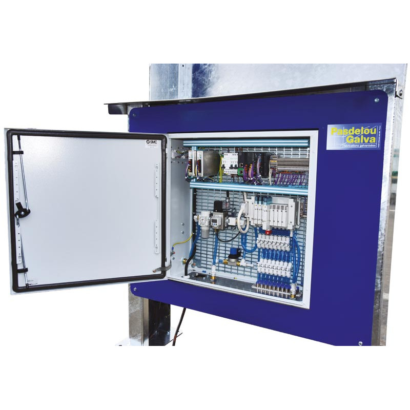 LVAPI crush - 3 gates - Adjustable sides - Opening side panels with gates
