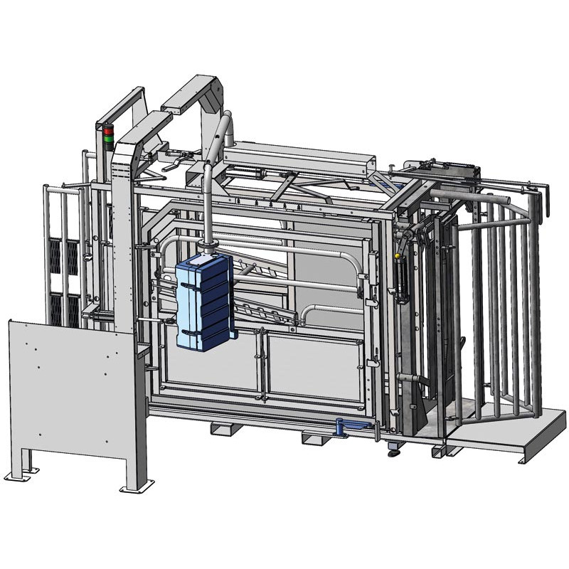 LVAPI crush - 3 gates - Adjustable sides - Opening side panels with gates