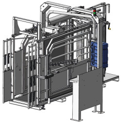 LVAPI crush - 3 gates - Adjustable sides - Opening side panels with gates