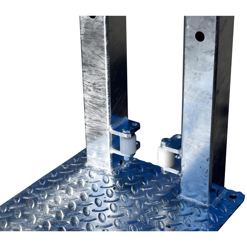 Manual single-panel offset stop gate Manual single-panel offset stop gate