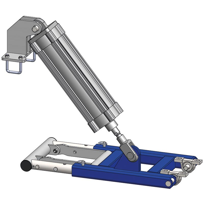 Pneumatic push/anti-backing system Pneumatic push/anti-backing system