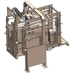 Pneumatic push/anti-backing system Pneumatic push/anti-backing system