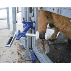 Complete front and rear manual hoof care kit for crush with fixed width sides - 4 gates