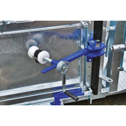 Complete front and rear manual hoof care kit for crush with adjustable sides - 4 gates