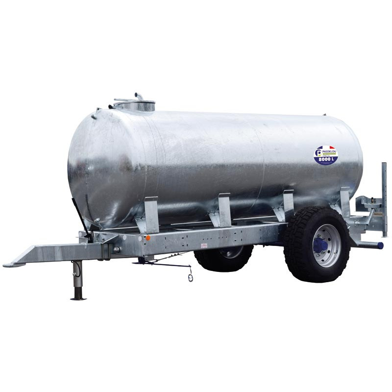 Water bowsers on trailers 8000 L Water bowsers on trailers 8000 L
