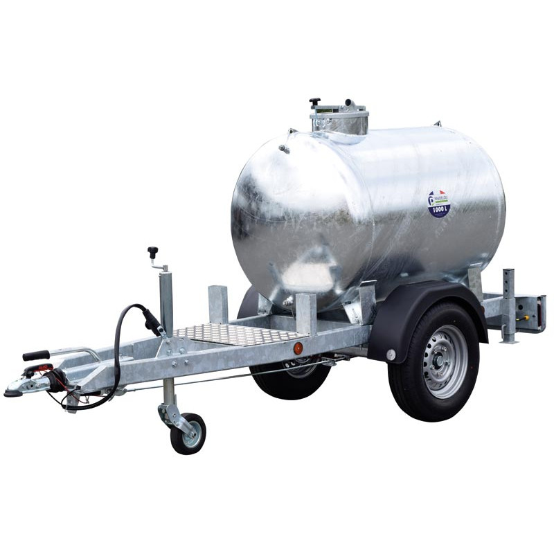 Water tank trailer 1000 litres - Road 90km/h - PTC 1.5 T Water tank trailer 1000 litres - Road 90km/h - PTC 1.5 T