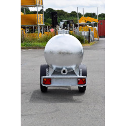 Water tank trailer 1000 litres - Road 90km/h - PTC 1.5 T Water tank trailer 1000 litres - Road 90km/h - PTC 1.5 T