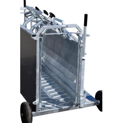 Mobile turnover crush for sheep