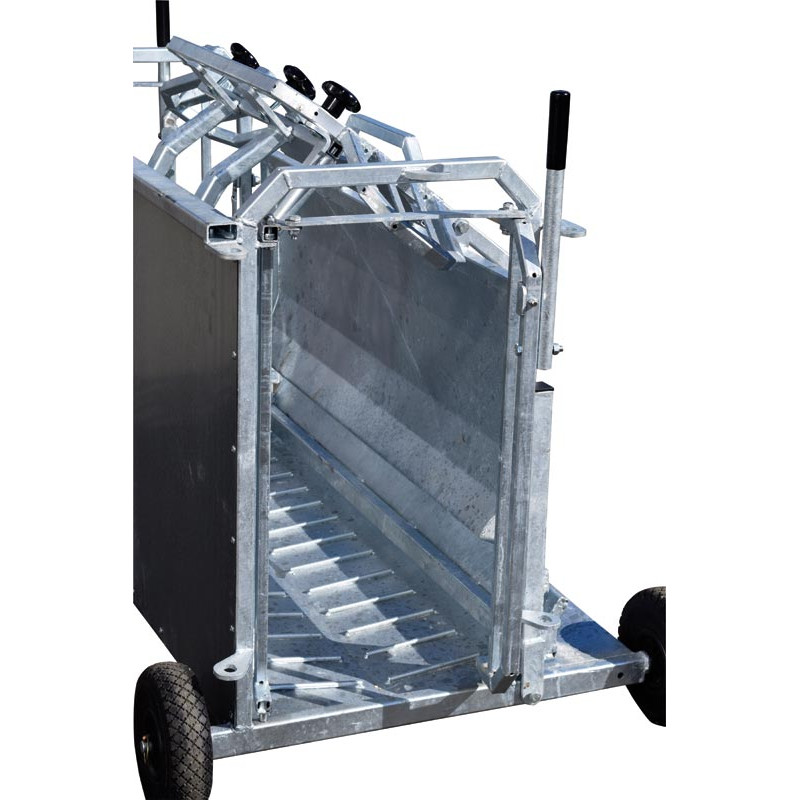 Mobile turnover crush for sheep