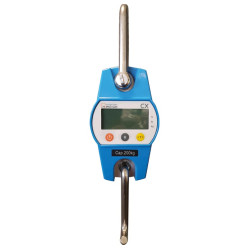 Mobile weighing crush for sheep with weighing dial