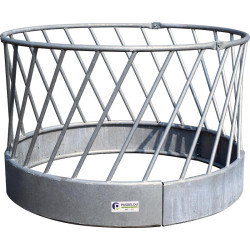 Round pasture hay rack with diagonal bars - Ø 1,60 m