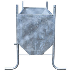 2 m double hay rack on feet for sheep and goats
