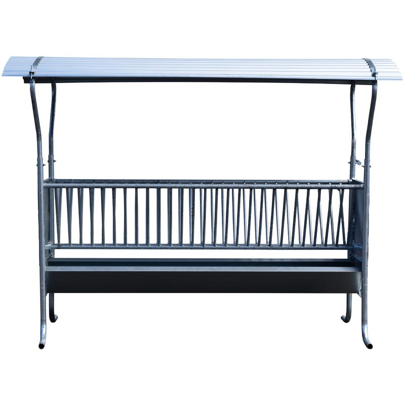 2 m double hay rack on feet for sheep and goats