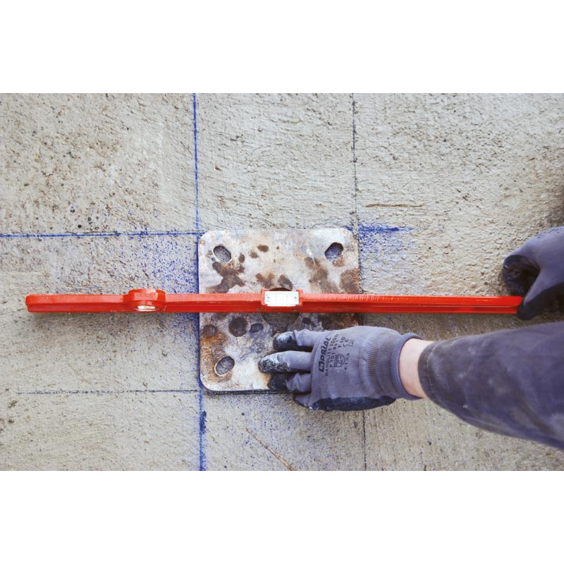 Ø 102 mm bared post on plate - H. 1.68 m - Thick. 4 mm