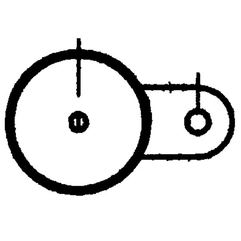 1-way post - Ø 102 mm - to embed 1-way post - Ø 102 mm - to embed