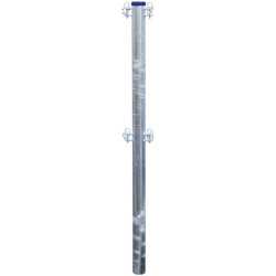 face-to-face 2-way post - Ø 102 mm - to embed